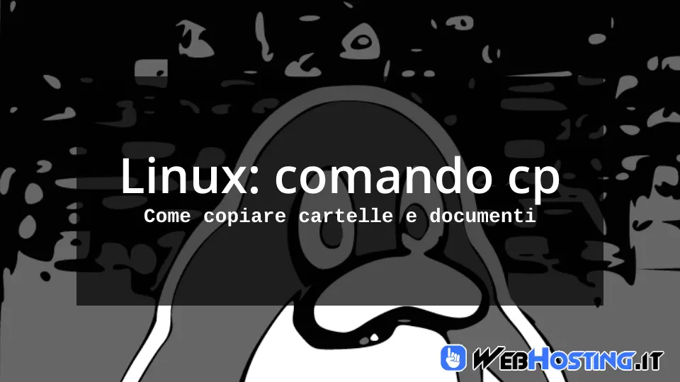 Linux: comando cp