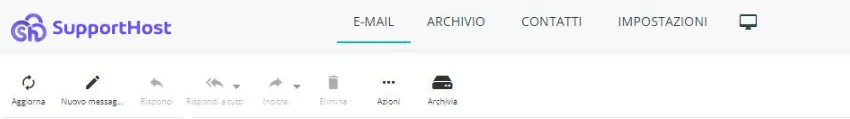 Archiviazione Posta Elettronica Certificata Webmail